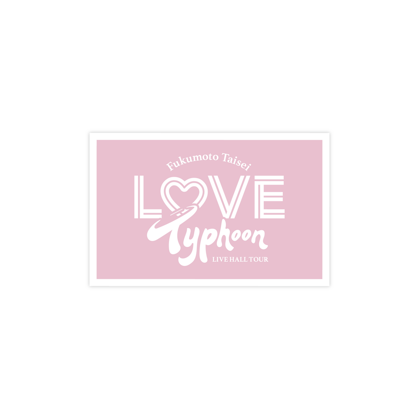 Love Typhoon オリジナルステッカーセット