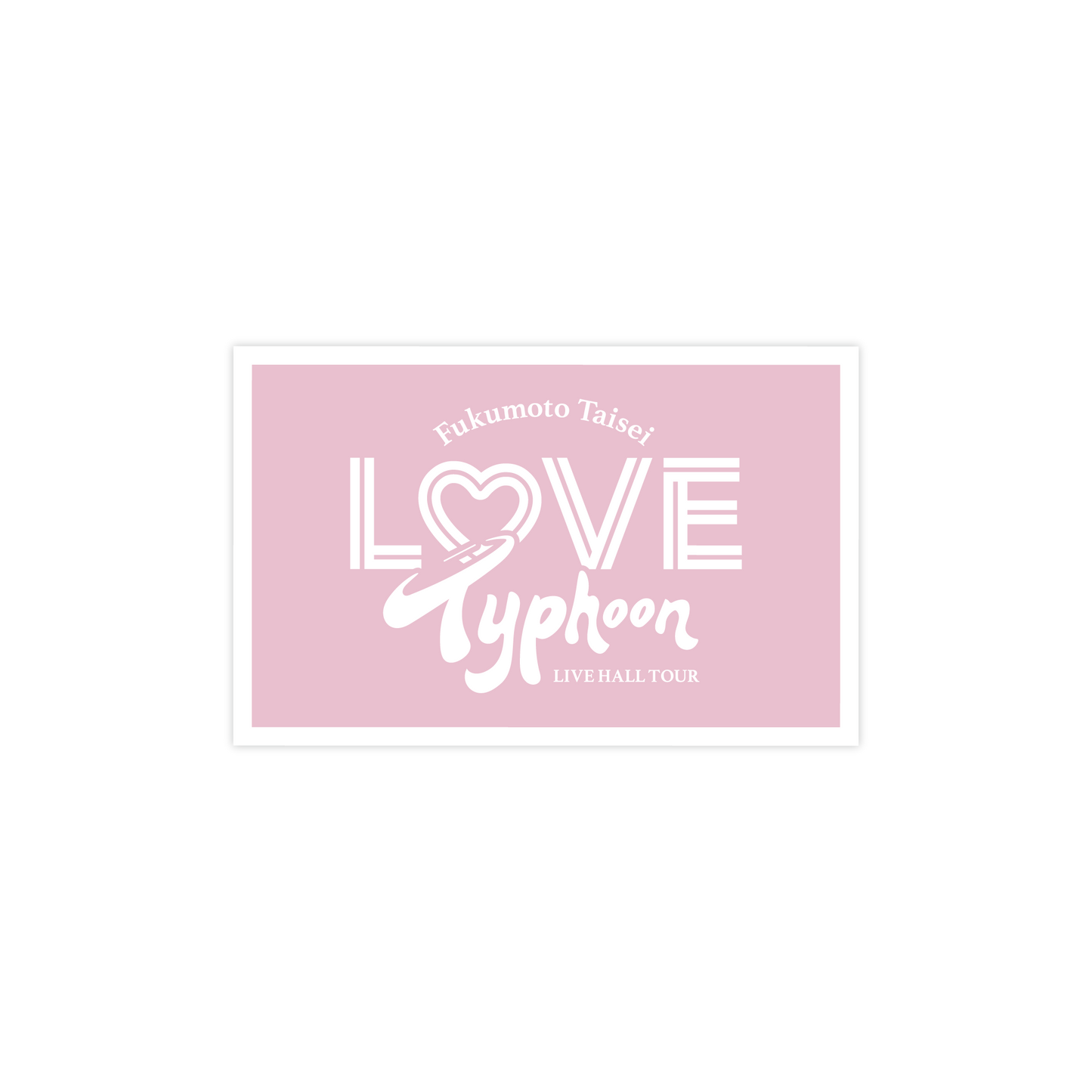 【受注販売】Love Typhoon オリジナルステッカーセット